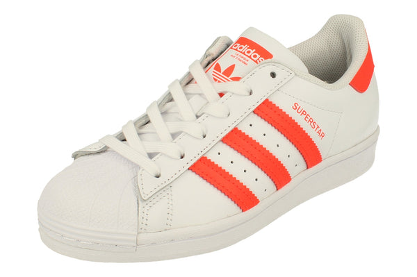 Adidas Originals Superstar Junior Trainers Sneakers  FW3978 - White Red White Fw3978 - Photo 0