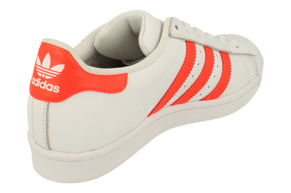 Adidas Originals Superstar Junior Trainers Sneakers  FW3978 - White Red White Fw3978 - Photo 0