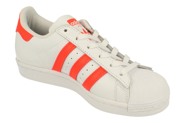 Adidas Originals Superstar Junior Trainers Sneakers  FW3978 - White Red White Fw3978 - Photo 0