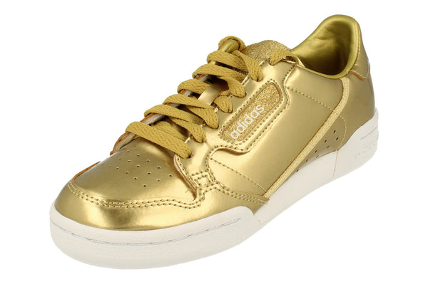 Adidas Continental 80 Womens Trainers Sneakers  FW5475 - Gold Metallic White Fw5475 - Photo 0