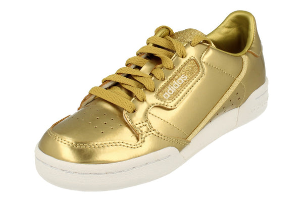 Adidas Continental 80 Womens Trainers Sneakers  FW5475 - Gold Metallic White Fw5475 - Photo 0