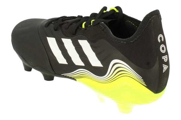 Adidas Copa Sense.2 FG Mens Football Boots  FW6551 - Black White Yellow Fw6551 - Photo 0