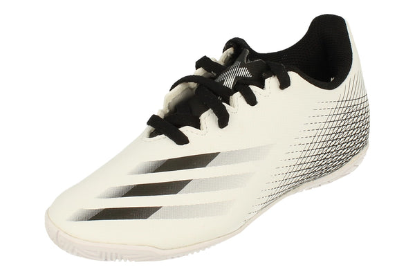 Adidas X Ghosted.4 In Junior Football Boots Trainers  FW6802 - White Black Silver Fw6802 - Photo 0