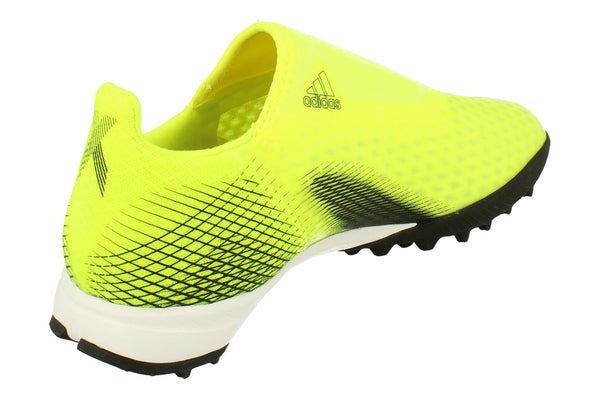 Adidas X Ghosted.3 Ll Tf Mens Football Boots Trainers  FW6971 - Yellow Black Blue Fw6971 - Photo 0