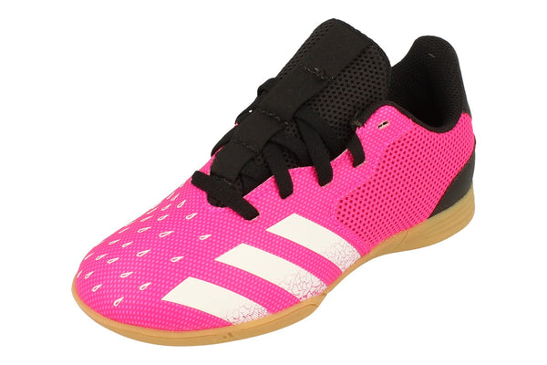 Adidas Predator Freak.4 In Sala Junior Football Trainers Boots  FW7539 - Pink White Black Fw7539 - Photo 0