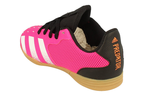 Adidas Predator Freak.4 In Sala Junior Football Trainers Boots  FW7539 - Pink White Black Fw7539 - Photo 0