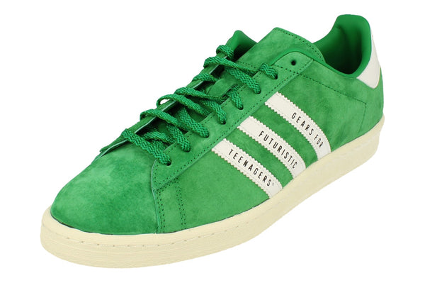 Adidas Originals Campus Human Made Mens Trainers  FY0732 - Green White White Fy0732 - Photo 0