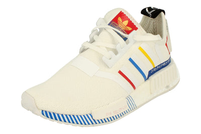 Adidas Originals Nmd_R1 Junior Sneakers Fy1542 FY1542 - White Blue Red Fy1542 - Photo 0