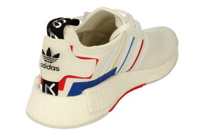Adidas Originals Nmd_R1 Junior Sneakers Fy1542 FY1542 - White Blue Red Fy1542 - Photo 2