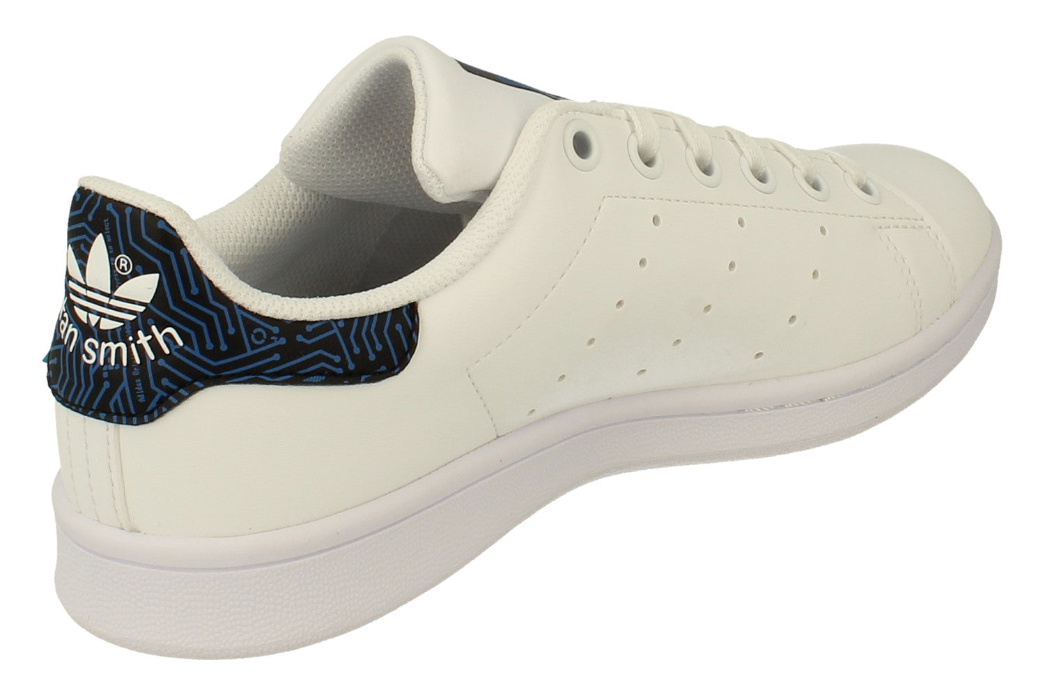 Buy adidas Originals Junior Stan Smith Trainers Footwear White/Royal Blue/Royal  Blue