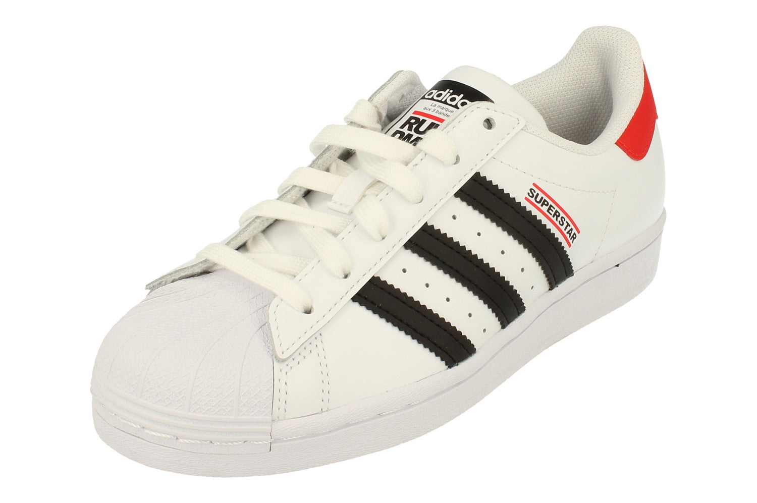Adidas superstar junior red and white Clearance
