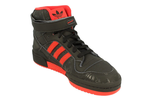 Adidas Originals Forum Hi Ksi Mens Trainers Sneakers  GW4527 - Black Black Red Gw4527 - Photo 0