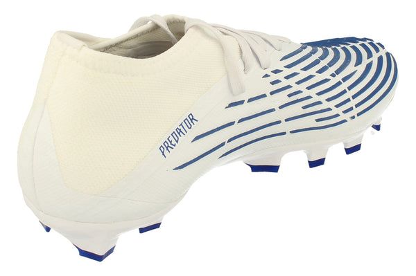Adidas Predator Edge.2 Mg Mens Football Boots  GW6146 - White Blue White Gw6146 - Photo 0