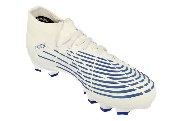Adidas Predator Edge.2 Mg Mens Football Boots  GW6146 - White Blue White Gw6146 - Photo 0