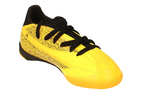 Adidas X Speedflow Messi.3 In Junior Football Boots Trainers  GW7422 - Gold Black Yellow Gw7422 - Photo 0