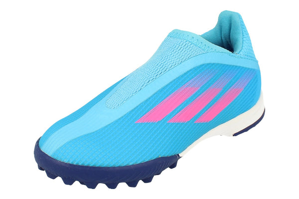 Adidas X Speedflow.3 Ll Tf Junior Football Boots Trainers GW7501 - Blue White Gw7501 - Photo 0