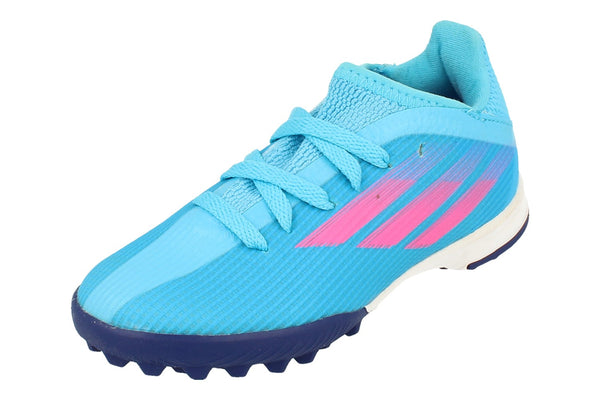 Adidas X Speedflow.3 Tf Junior Football Boots Trainers  GW7513 - Blue White Gw7513 - Photo 0