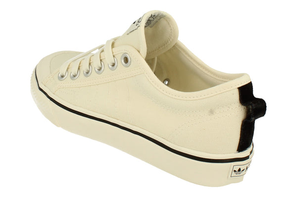 Adidas Originals Nizza Low Womens Trainers Sneakers  GX2432 - Off White Black Silver Gx2432 - Photo 0