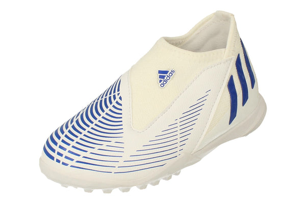 Adidas Predator Edge.3 Ll Tf Junior Football Boots Trainers  GX2637 - White Blue Gx2637 - Photo 0