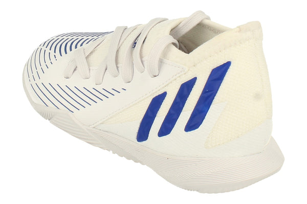 Adidas Predator Edge.3 In Junior Football Boots Trainers  GX2647 - White Blue Gx2647 - Photo 0