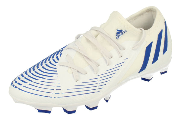 Adidas Predator Edge.3 Mg Mens Football Boots  GY8074 - White Blue White Gy8074 - Photo 0