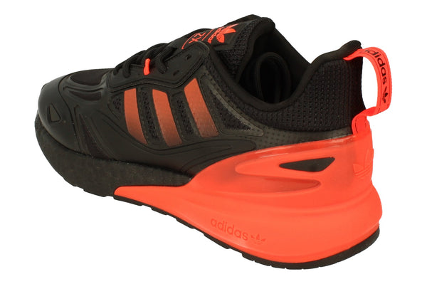 Adidas Originals Zx 2K Boost Mens Sneakers  GZ7735 - Black Solar Red Gz7735 - Photo 0