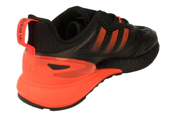 Adidas Originals Zx 2K Boost Mens Sneakers  GZ7735 - Black Solar Red Gz7735 - Photo 0