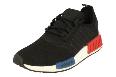 Adidas Originals Nmd_R1 Mens Trainers Sneakers GZ7922 - Black Blue Red Gz7922 - Photo 0