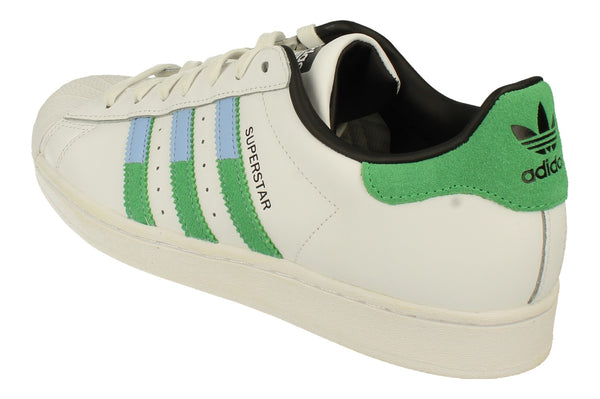 Adidas Originals Superstar Mens Trainers Sneakers  HQ2168 - White Blue Green Hq2168 - Photo 0