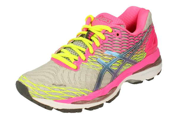 Asics Gel-Nimbus 18 Womens T650N  9397 - Silver Titanium Hot Pink 9397 - Photo 0