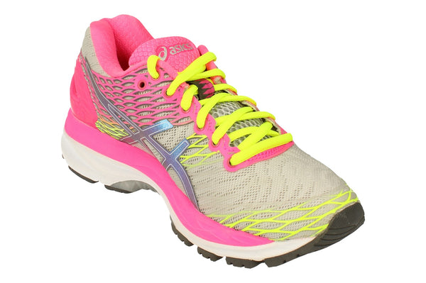 Asics Gel-Nimbus 18 Womens T650N  9397 - Silver Titanium Hot Pink 9397 - Photo 0