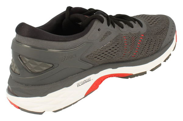 Asics Gel-Kayano 24 Mens T749N  9590 - Dark Grey Black Red 9590 - Photo 0